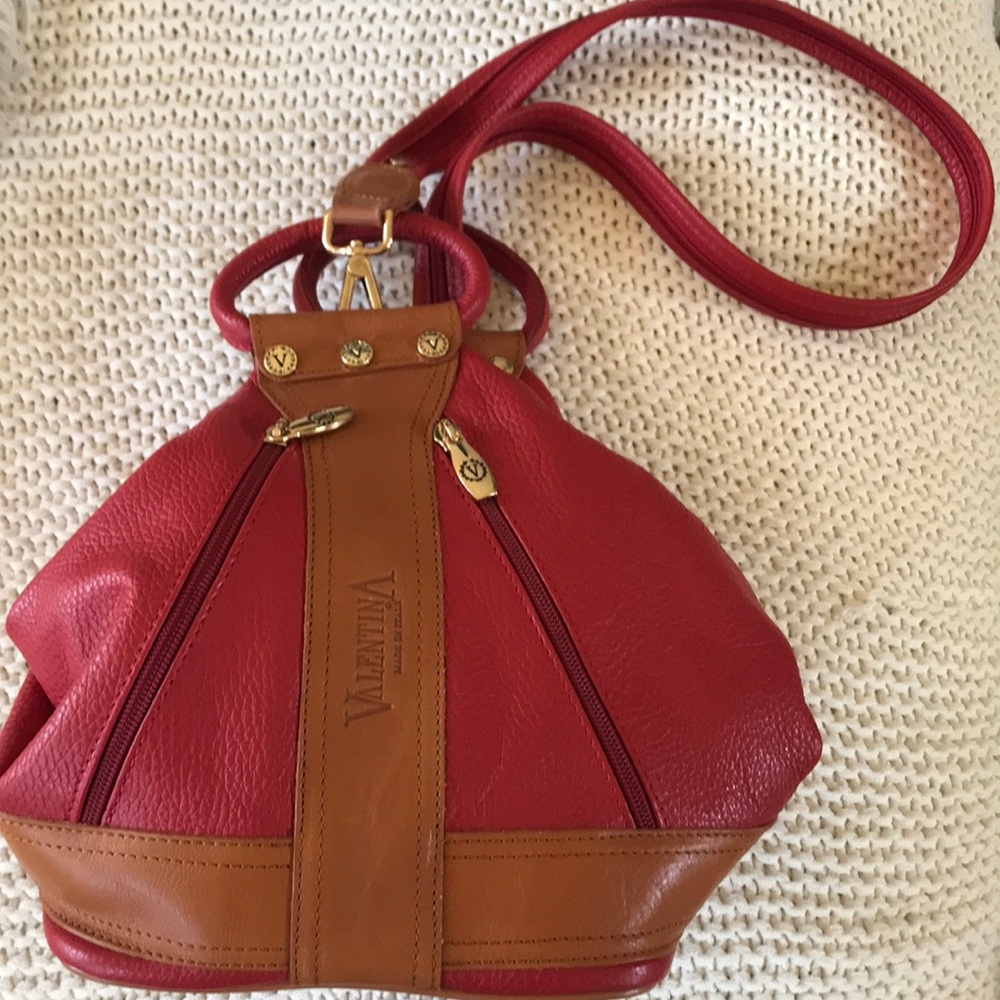 Valentina Leather Convertible Backpack/Bag